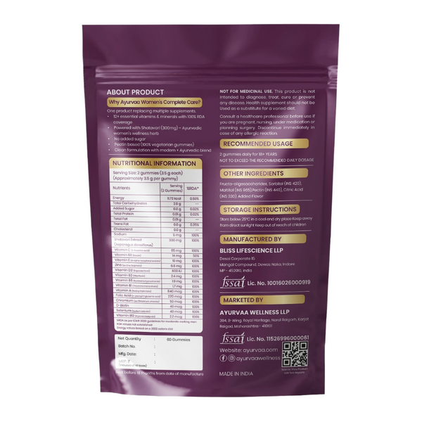 Women's daily wellness gummies